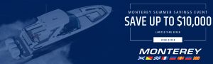 Monterey Boats Summer Savings Event Banner 1600x480